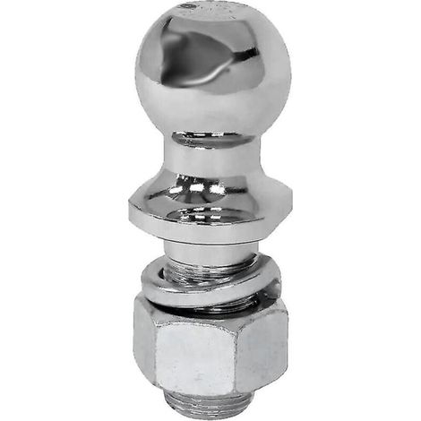 Boule de remorquage de montage d'attelage chromée capacité de 50mm de diamètre pièces de remorque accessoires de rv