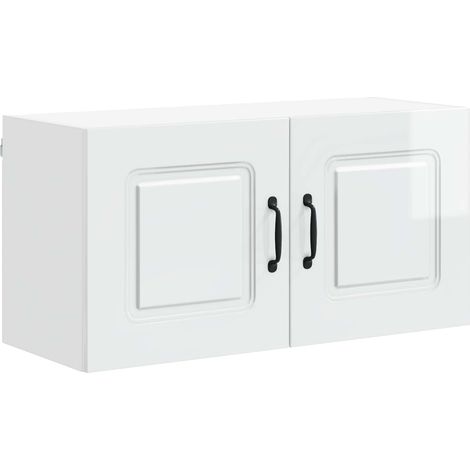 Maison Exclusive - Panneau de lave-vaisselle Kalmar Blanc brillant 80 x 31 x 40 cm (1/5)