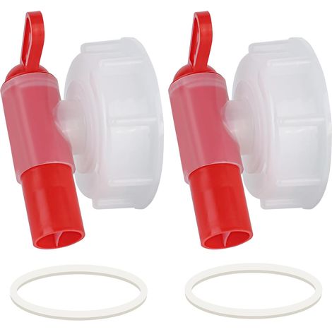 2pc Robinet Verseur 23mm Robinet De Vidange Bidon Din 61 Robinet Doseurpour 20l (1/5)