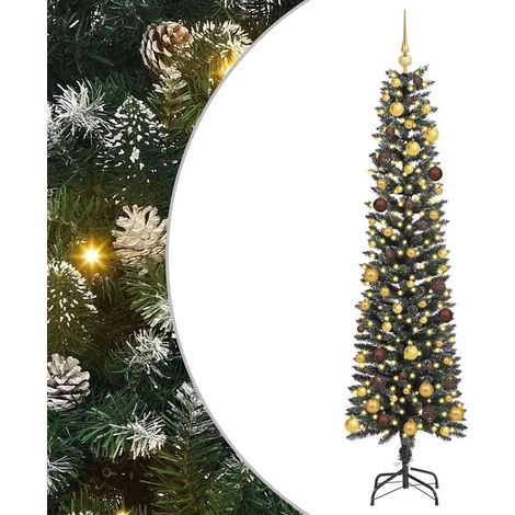 Albero di Natale artificiale con 300 LED Verde 210 cm vidaXL (1/5)