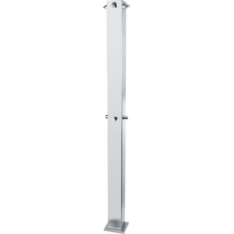Columna de ducha exterior de acero inoxidable 316, con 4 posiciones independientes y grifería temporizada - Idral