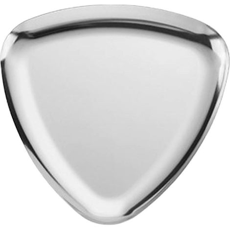 Plateau à bijoux, vide-clés, plateau de rangement décoratif en métal, plateau à cosmétiques moderne, vide-poches pour salon, bureau, table de chevet, coiffeuse-Silver (1/5)