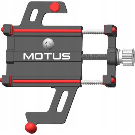 Soporte para teléfono Motus negro y rojo (1/5)