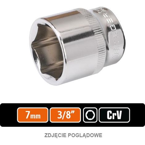 Chiave a bussola 3/8" esagono 7 mm / teger (1/2)