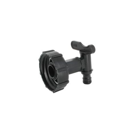 Raccord S60X6 Robinet PEHD Cuve Eau 1000L Accessoires Récupération-KZQ
