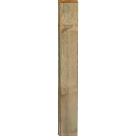 1PZ PALI RETTANGOLARI IN LEGNO TRATTATI ED IMPREGNATI PER RECINTO/STACCIONATA/STECCATO DIMENSIONI CM 2,0X9,0 ALTEZZA CM 300H