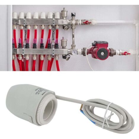 IP54 Waterproof 2W Electric Thermal Actuator – Underfloor Heating Valve – Operating Temperature from -5 to 60℃