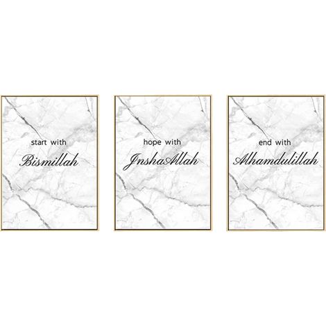 Immagine Tela Poster Set 3 Pezzi 60x90 cm Arte Araba (1/5)