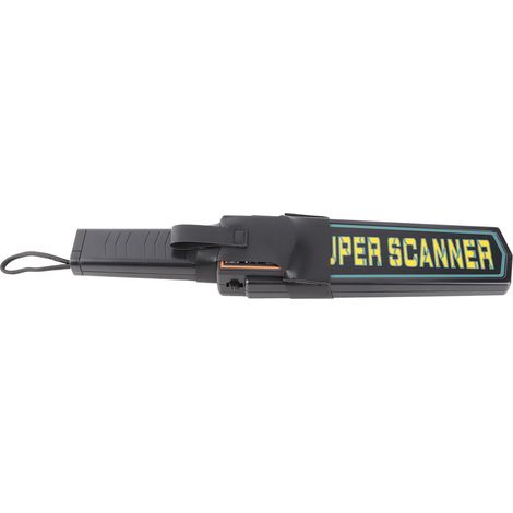 Détecteur de métaux portatif avec lampe d'alarme, scanner de métaux haute précision pour contrôle de sécurité extérieur (1/5)