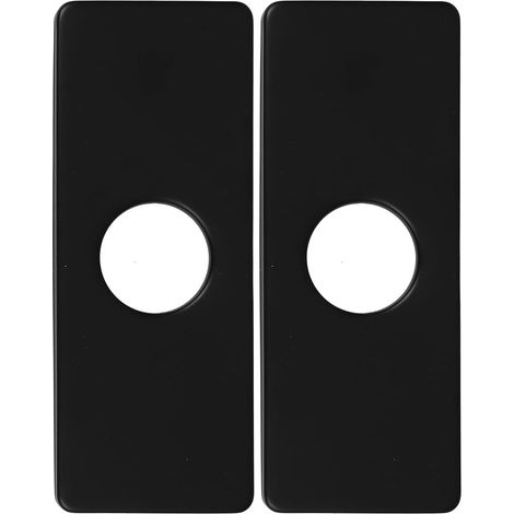 2 pièces Plaque Robinet Évier Acier Inoxydable Mat (1/5)