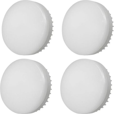 Applique da parete a LED dimmerabili GX53 da 7W 85-265V in alluminio pressofuso, 4 pezzi, luce bianca fredda 6000K (1/4)