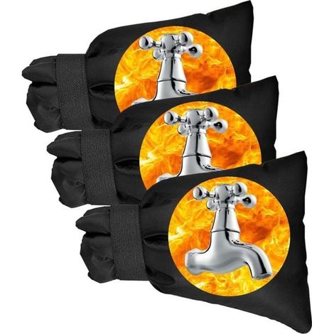 3 Pcs Couvercle De Robinet Extérieur Protecteur Couvercle Réutilisable Protection Bavoirs De Tuyau D'arrosage Robinets D'eau Pr A131 (1/4)