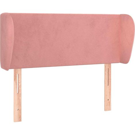 Maison Exclusive - Cabecero de terciopelo rosa 103x23x78/88 cm (1/5)