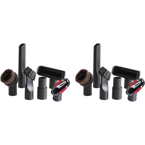 Kit de 12 brosses universelles pour aspirateur, compatibles avec les aspirateurs de 32 mm et 35 mm (embouts pour dépoussiérer les coins et les escaliers). WHBYV (1/4)