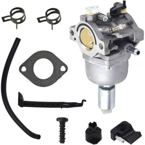 Compatible avec carburateur pour tracteur John Deere LA105 106,7 cm 19,5 HP pour moteur Briggs & Stratton 13,5 HP 31F707 350777 14 HP V-Twin 808728 Carb 697203 795873 8088911 (1/4)