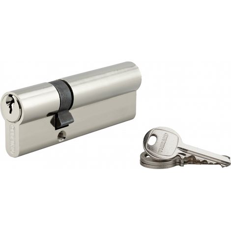 Cilindro europeo SA 30 x 60 mm nichelato, 3 chiavi – THIRARD