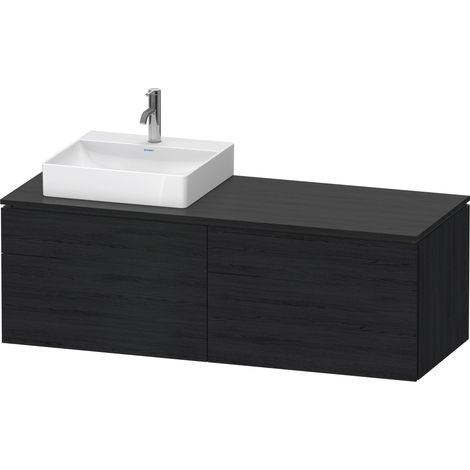 Duravit L-Cube Meuble sous-lavabo en console suspendu, avec plan (1/3)