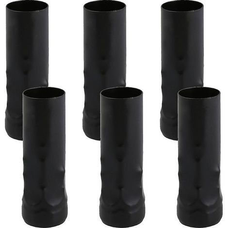 Convient pour un ensemble de 6 abat-jour en cristal pour lustre, 25 x 80 mm, noir WS5745 (1/3)