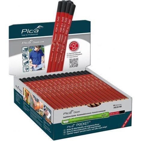 PICA pica-545/24-100-lápiz universal (granel) (caja 100) , pica-545/24-100-lápiz universal (granel) (caja 100)