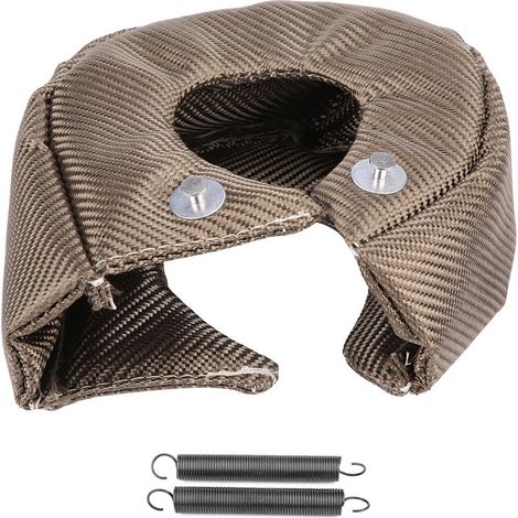 Turbo, Bouclier thermique Turbo Isolant Couvercle de la Turbine en fibre de titane Turbocompresseur Fixation ressorts chauffage Barrière (T4) (1/5)