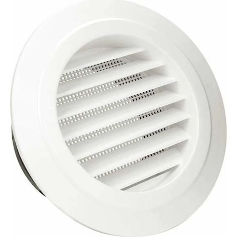 Bouche de Ventilation,6 Grille de Ventilation Ronde ABS avec Anti Insectes Grille de Protection pour Conduits,Bouche de Ventilation avec Grille de Protection (繪150mm) (1/5)