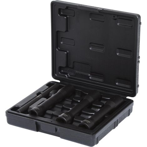 Juego especial de llaves para tuercas dañadas 1/2'' - 17, 19, 21 mm + extractor de eje (1/4)