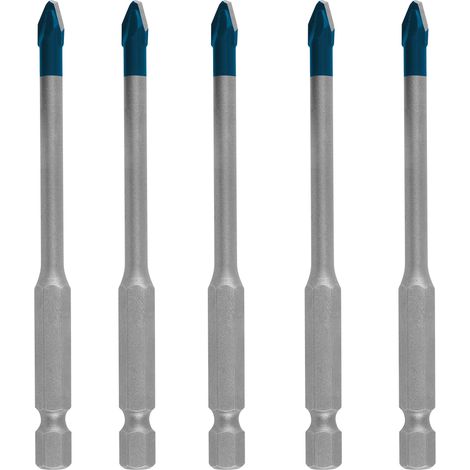5x Coffrets de forets EXPERT HEX-9 Hard Ceramic (pour Carrelages durs, Carreaux tendres, Ø 5 mm, Accessoire Perceuse/Visseuse à percussion, Perceuses/visseuses rotatives) (1/5)