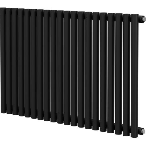 Wholesale Domestic Sinclair Colore Matt Black 600mm x 995mm Horizontal Single Panel Radiator (1/5)