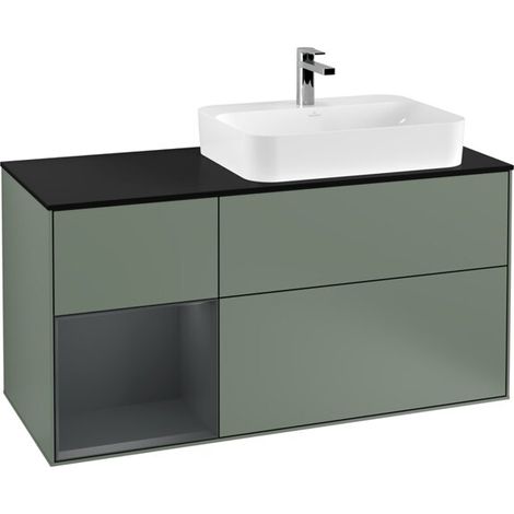 Villeroy & Boch F392HGGM Armoire sous lavabo Finion F39 (1/2)