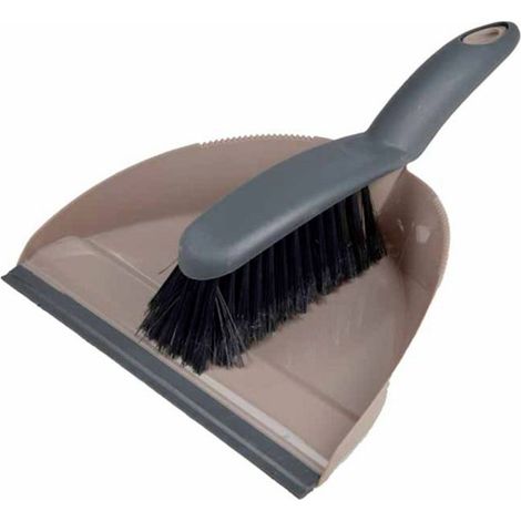 Pelle & Balayette "Rebord" Taupe & Anthracite
