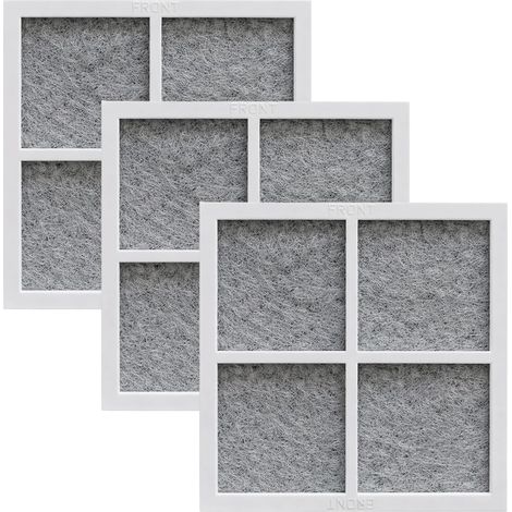 3-Piece Air Filter for LG Refrigerators, LG American-Style Fridge Filter, Compatible with LG LT120F and Other Models