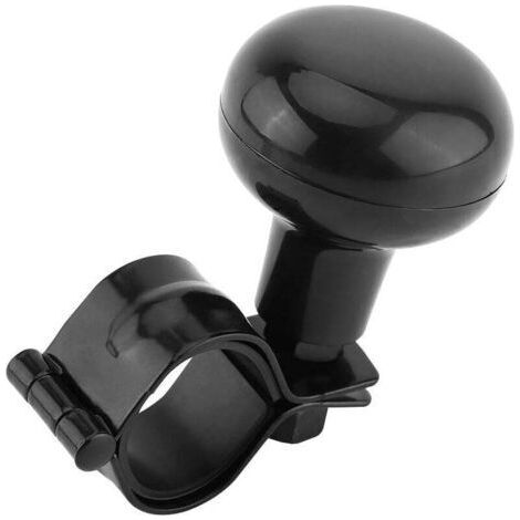 Boule de Volant,Boule Volant Tracteur Tondeuse Bouton Spinner Noir Universel Voiture Bouton de Volant Robuste Spinner Poignée Boule-- (1/5)