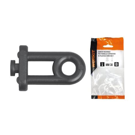 GANCIO OCCHIOLO SELF WORKIT - PLT X PANNELLO ESPOSITIVO MM 30 F.MM 7 CF=PZ 6- 5 confezioni