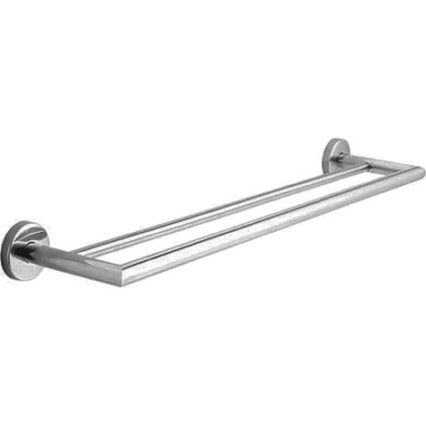 Porte-serviettes double en métal Pluvia 60 cm