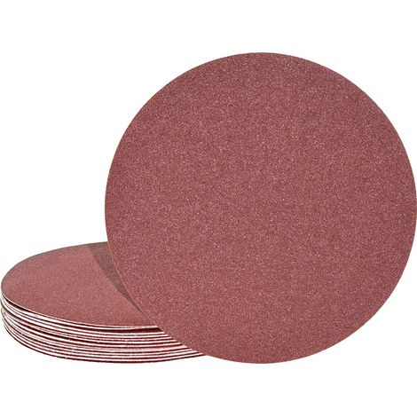 MioTools Fox Disques abrasifs auto-agrippants, 225 mm, p. Ponceuses à plâtre, Corindon normal (Lot de 25) G40