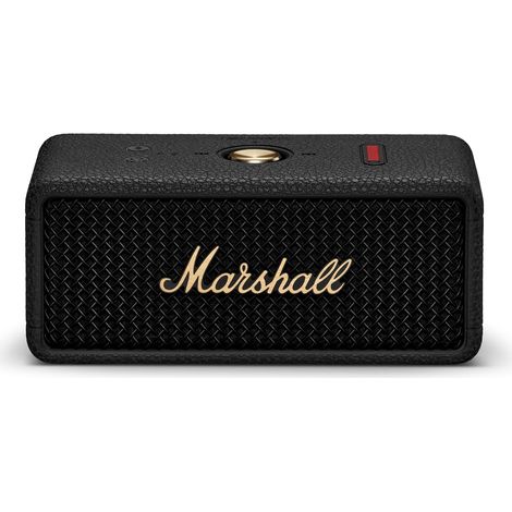 Enceinte Bluetooth portable et étanche Emberton III – Noir et laiton (1/5)