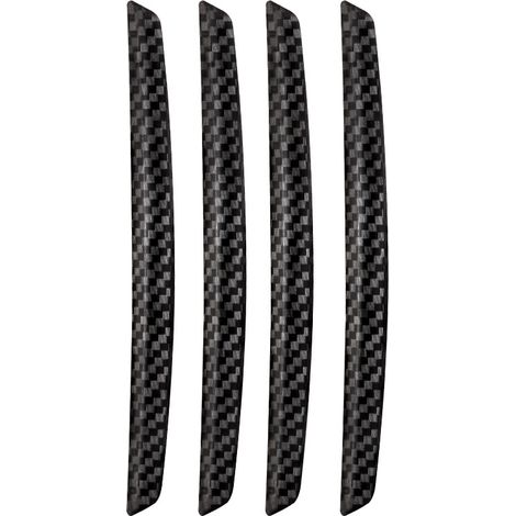 Juego de 8 protectores para puertas de coche, funda protectora de PVC negra, sellos para puertas, accesorios universales para vehículos.
