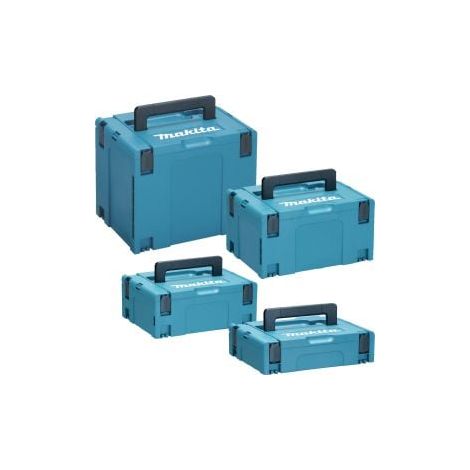 Makita MAKPAC Systemkoffer Gr. 1 + Gr. 2 + Gr. 3 + Gr. 4