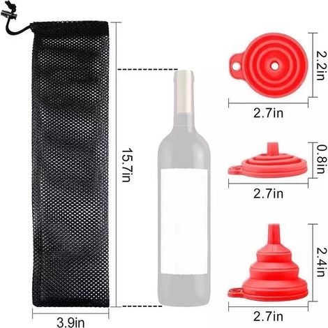 Sac suspendu filet pour nourrir les oiseaux – Lot de 25 sacs + entonnoir, distribution sans perte pour oiseaux sauvages (1/5)