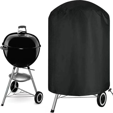 Housse pour barbecue rond - Imperméable - Tissu Oxford 210D - 56 x 71 cm (1/5)