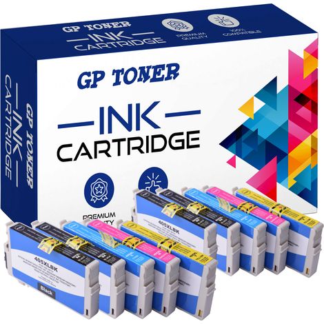 10 cartuchos de tinta Epson GP-E405XL CMYK x2 (1/5)