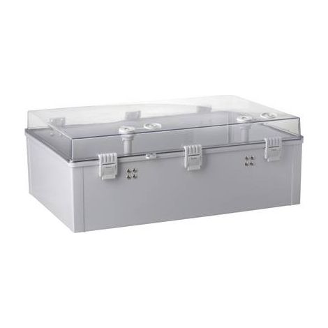 TRU COMPONENTS TC-PSC-40X60X22 ARMOIRE DE COMMANDE 400 X 600 X 220 ABS, POLYCARBONATE GRIS CLAIR 1 PC(S)