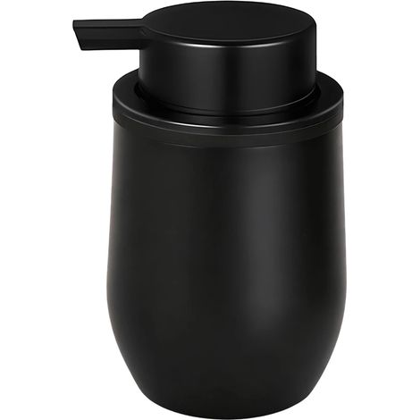 Distributeur de savon liquide créatif (noir) pour salle de bain, mousseur à savon en acier inoxydable, style ferme, indispensable pour la maison. (1/5)