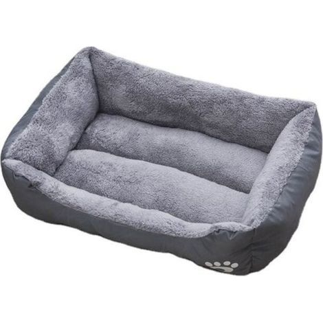 Niche carrée pour Animaux de Compagnie pour Petits, Moyens et grands Chiens, Chats, Chiots, paniers pour Chiens de Grande Taille, lit pour grands Chiens, Maison Chaude, Couleur Bonbon,70×55cm (1/5)