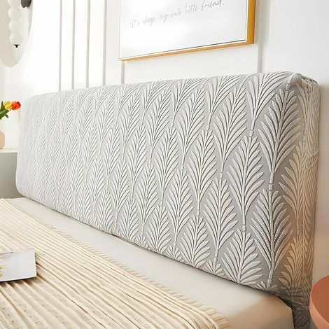Housse de Tête Lit Extensible 150cm pour Lit Double Queen Size (1/5)