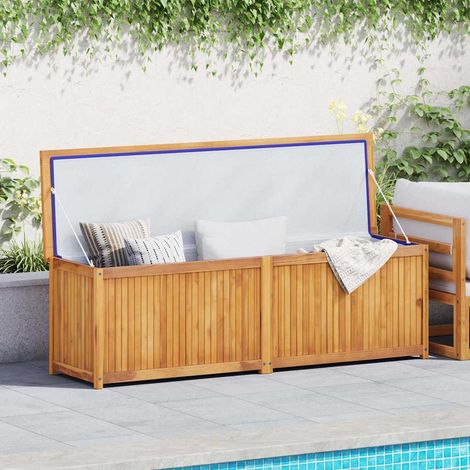 Maison Exclusive - Cassa da Giardino 175x50x55 cm in Legno Massello di Teak