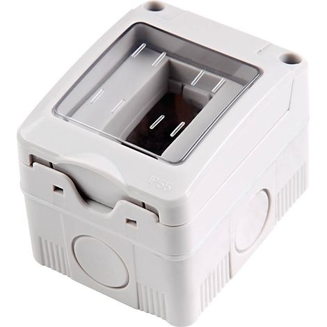 Caja superficie 1 modulo con tapa IP55 GSC 001203763 (1/2)