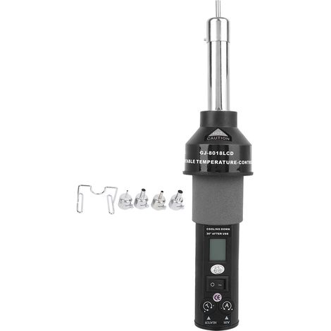 Pistolet à air chaud station de soudage industrielle, écran numérique thermostatique, équipement DIY, fiche américaine 110V AC (1/5)