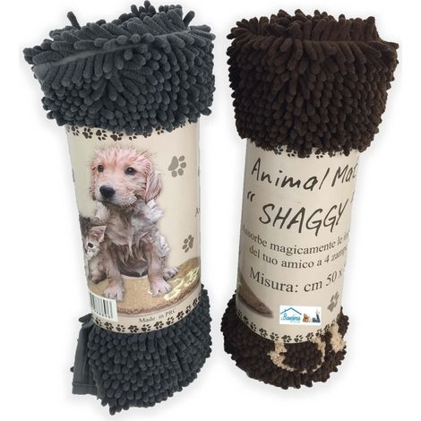 TAPPETO MAGICO PER CANE-GATTO ANIMAL SHAGGY Grigio