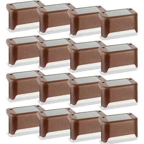 Lampes solaires pour terrasses et espaces extérieurs, lot de 16, lampes LED étanches pour clôtures, compatibles avec AquaForge (1/4)